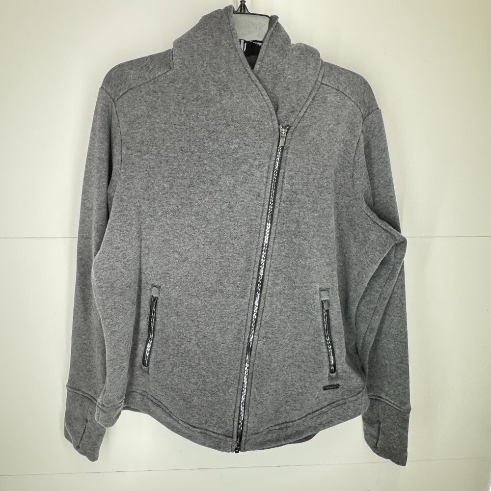 Athleta Easy Cozy Karma Jacket in Charcoal Heather